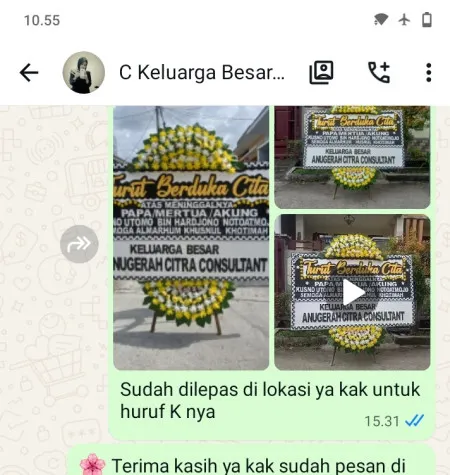 Pengiriman Papan Bunga Duka Kemayoran